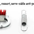 Isolateur ressort serre cable 1